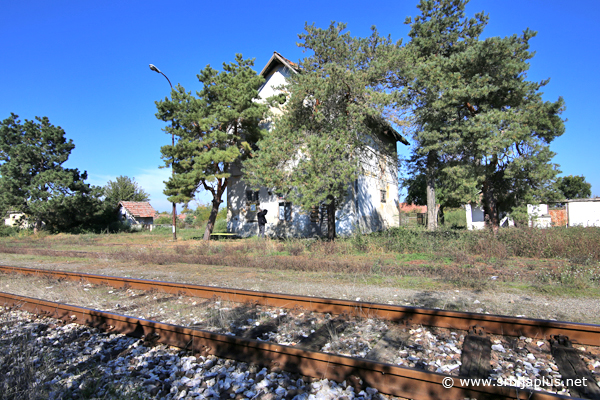 Panorama železničke stanice Bočar