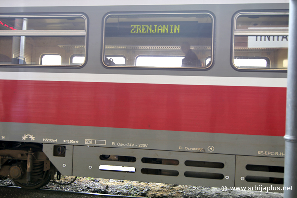 Voz iz Subotice na stanici u Zrenjaninu