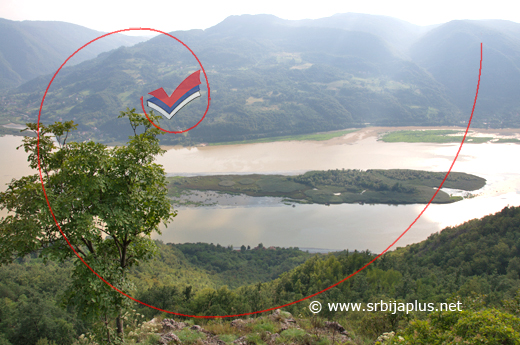 Pogled sa Zbira na Drinu i Zvorničko jezero, Amajić, Mali Zvornik