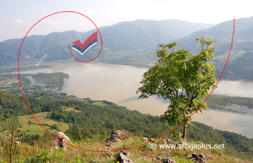 Pogled sa Zbira na Drinu i Zvorničko jezero, Amajić, Mali Zvornik