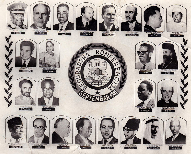 Učesnici Prve konferencije nesvrstanih zemalja, Beograd 1961.