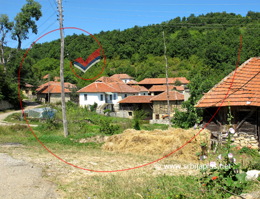 Panorama sela Božinovac, Knjaževac