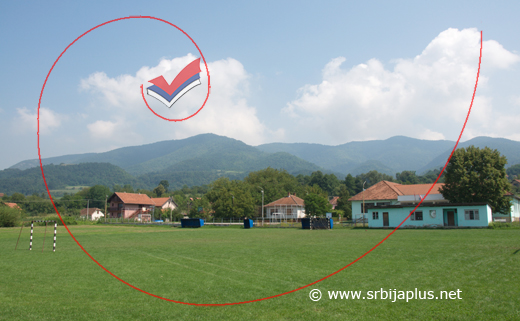 Panorama Brasine sa vrhovima Gučeva, Mali Zvornik