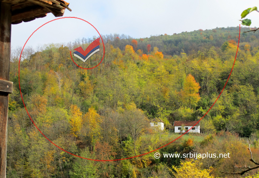 Jesenji predeo na putu za Caparić, Ljubovija