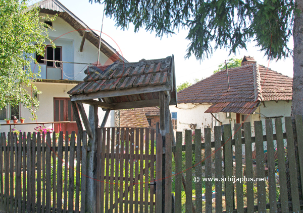 Dvorište sa starom i novom kućom, Jabukovik, Crna Trava