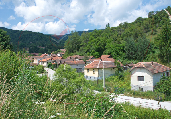 Panorama sela Preslap, Crna Trava