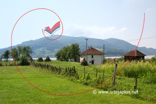 Rustična panorama sela Culine, Mali Zvornik