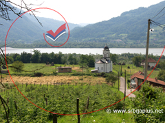 Panorama sela Culine, Mali Zvornik Panorama sela Culine, Mali Zvornik