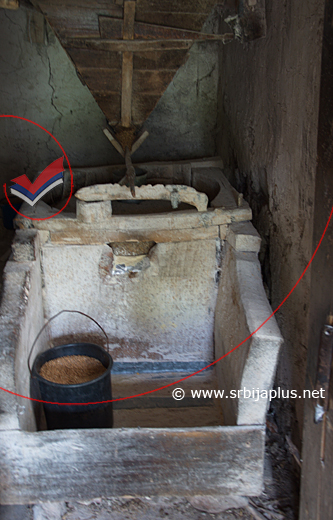 Unutrašnjost vodenice, Donja Borina, Mali Zvornik