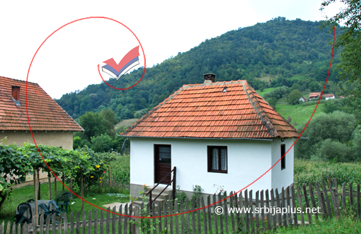 Seoska kuća sa vinjagom u dvorištu, Donja Trešnjica, Mali Zvornik