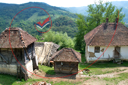 Stara, narodna arhitektura: koš, ambar i kuća, Donja Trešnjica, Mali Zvornik