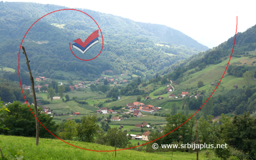 Panorama sela Donja Trešnjica, Mali Zvornik