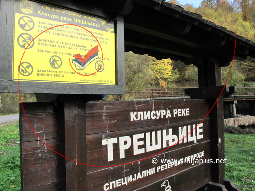 Specijalni rezervat prirode: Klisura reke Trešnjice, Gornja Trešnjica, Ljubovija
