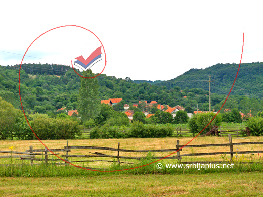 Pogled na selo, Izvarica, Žagubica