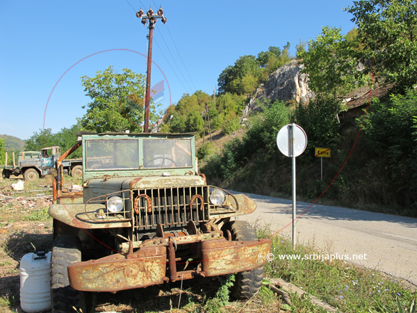 Stari američki vojni kamion, Kalna, Knjaževac
