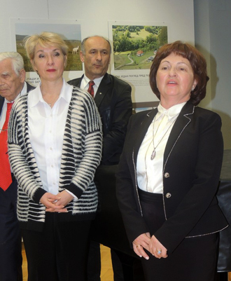 Profesorka dr Miroslava Petrović Torgašev, prorektor Univerziteta u Kragujevcu, na otvaranju izložbe I ovo je Srbija u Kragujevcu