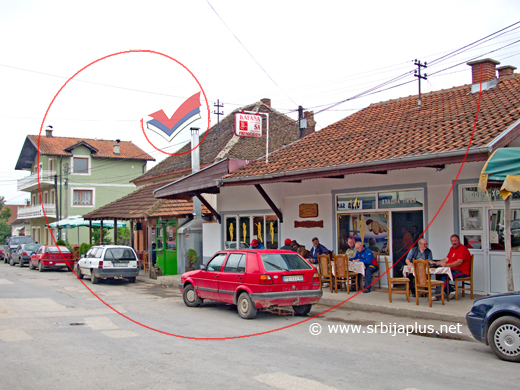 Kafane u centru Krepoljina, Žagubica