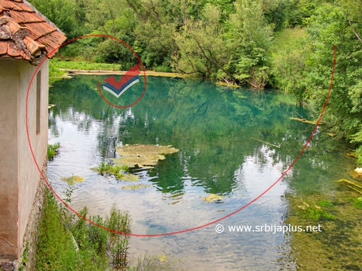 Krupaja neposredno ispod brane, Milanovac, Žagubica