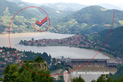 Zvorničko jezero i hidroelektrana Zvornik