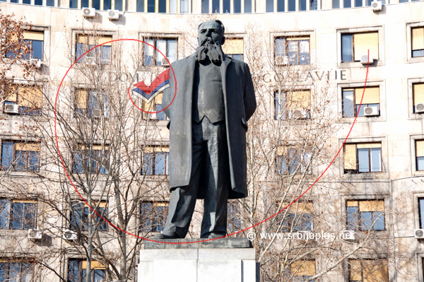 Spomenik Nikoli Pašiću, ratnom premijeru Srbije / Monument to Nikola Pasic, the wartime prime minister, Belgrade, Serbia