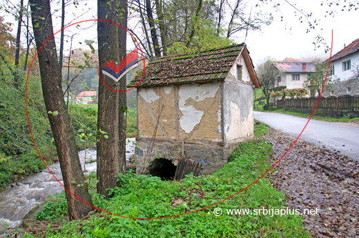 Stara vodenica kraj puta Radalj - Stolice, Mali Zvornik