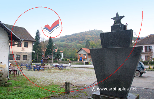 Spomenik meštanima stradalim u Drugom svetskom ratu, Radalj, Mali Zvornik