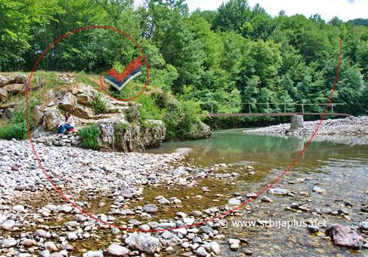 Plaža na Velikom Rzavu, ispod Sokolice, Radoševo, Arilje