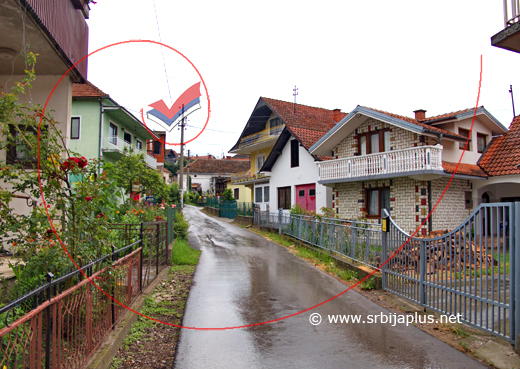 Ulica ka gornjem delu sela Sige, Žagubica