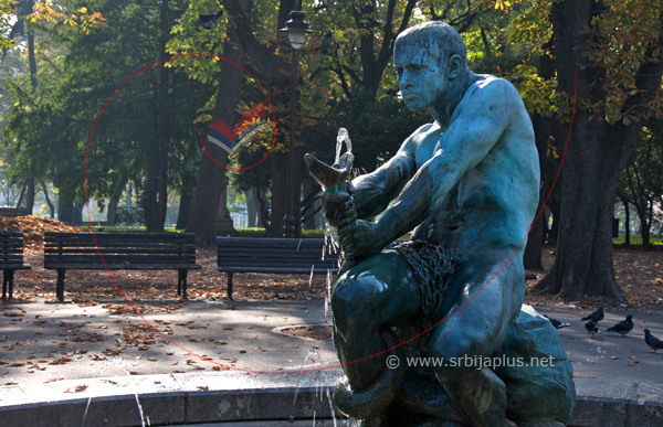 Skultura Borba na Kalemegdanu / Sculpture Struggle at Kalemegdan, Belgrade Skultura Borba na Kalemegdanu / Sculpture Struggle at Kalemegdan, Belgrade