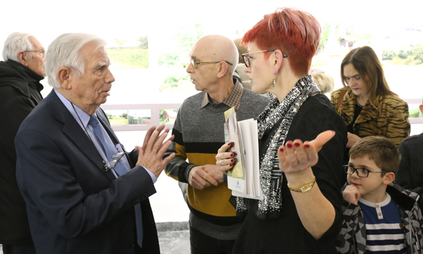 Akademik Dragan Škorić i Tatjana Gačpar, direktorka Muzeja u Smederevu, foto: Vanja Panić
