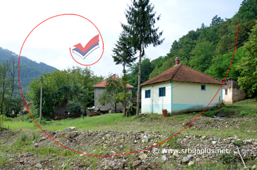 Lepa kuća na drugoj obali reke, Velika Reka, Mali Zvornik