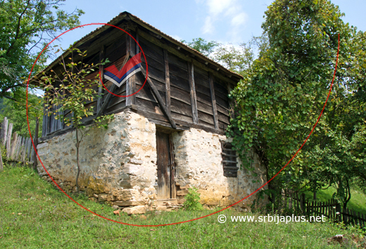 Sačuvani stari koš i ambar, Velika Reka, Mali Zvornik