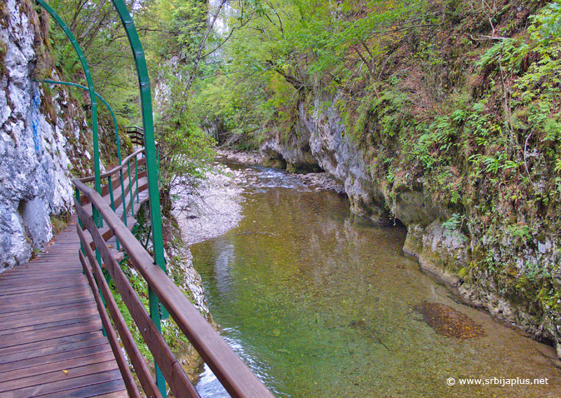 Kanjonom Velikog Rzava, do banjskog bazena, Visočka Banja, Arilje