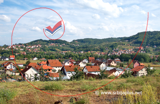 Panorama novog dela Vrana, Arilje