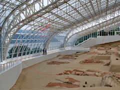 Arheološko nalazište Lepenski Vir / Archaeological site Lepenski Vir, Iron Gate, Serbia