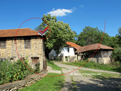 Seoske kuće na raskrsnici, Istočna Srbija, Knjaževac,  Svrljiška Topla / Village houses at the crossroads, Svrljiška Topla, Knjaževac, Eastern Serbia