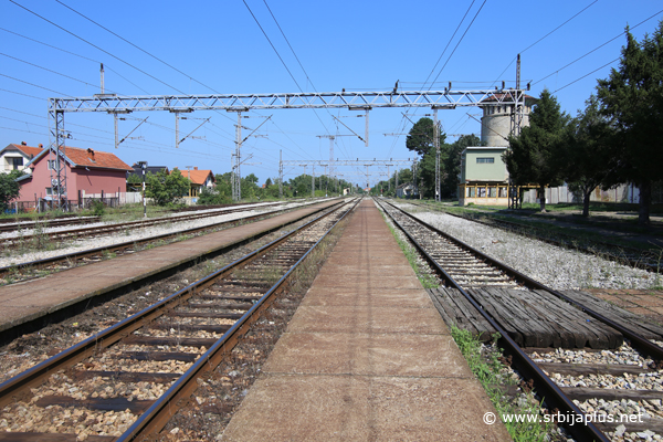 Panorama železničke stanice Aleksinac