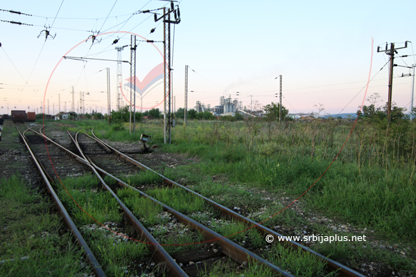 Panorama ranžirne stanice u Lapovu