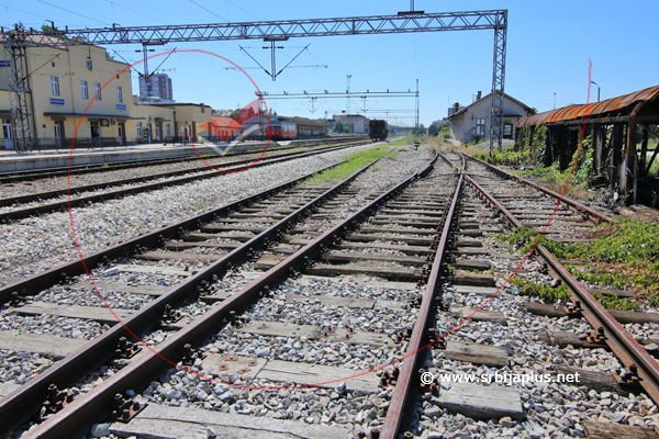 Panorama železničke stanice Mladenovac