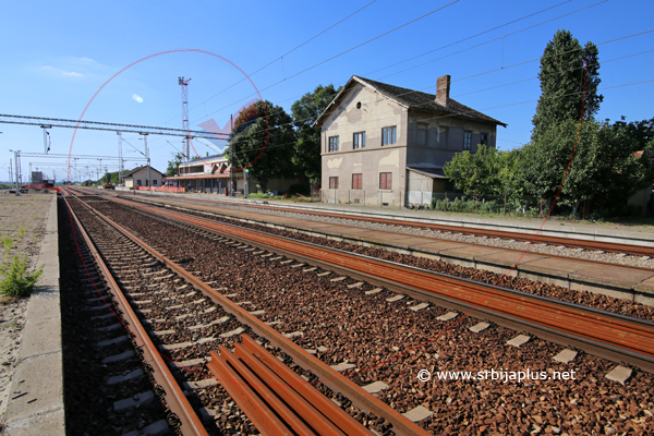 Panorama železničke stanice Nova Pazova