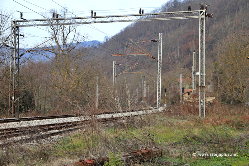 Koloseci prema železničkoj stanici Predejane