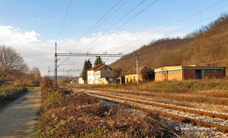 Železnička stanica Grdelica - panorama stanice