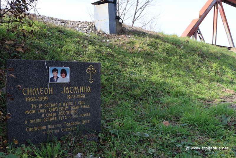 Grdelički most - Spomenik Jasmini (1973) i Semeonu (1968)