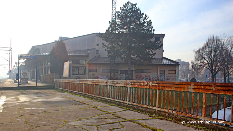 Panorama železničke stanice Leskovac