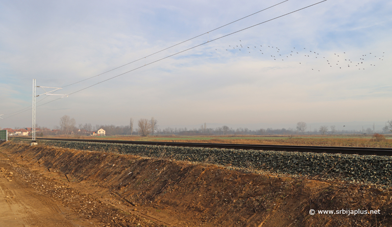 Pruga u okolini stajališta: pravac Malošište-Čapljinac
