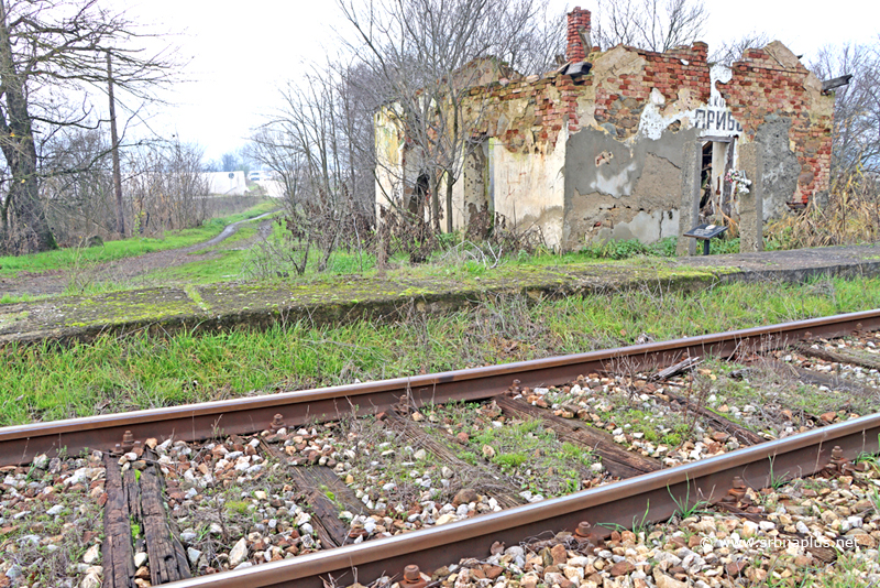 Železnička stanica Priboj Leskovački - nekoliko slova imena stanice