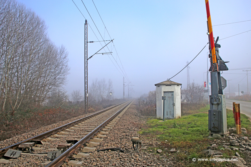Železnička stanica Vranjska Banja - pružni prelaz